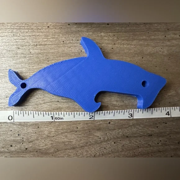 Blue Shark Bottle Opener - Picture 2 of 3